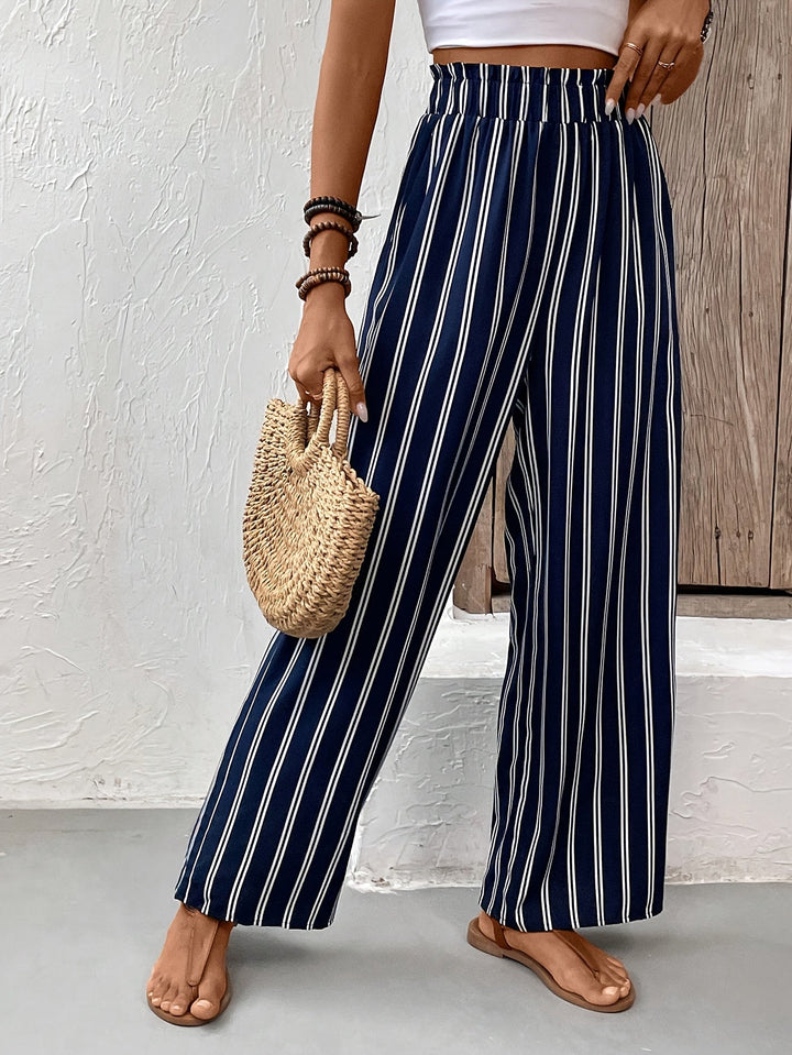 Lena™ | Elegante Gestreifte Hose