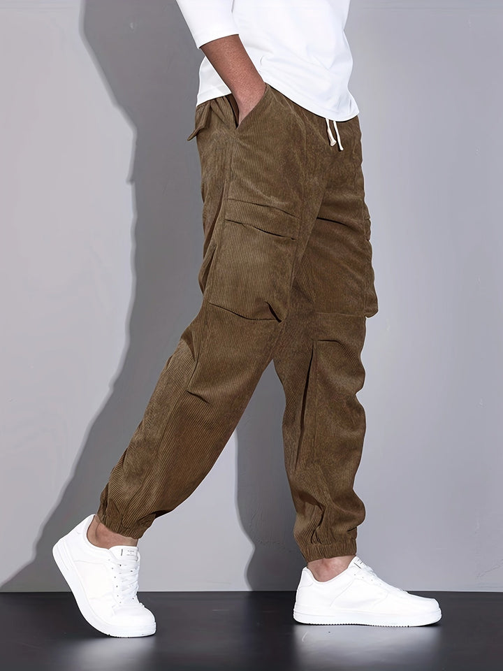 LAURENT MONACO | CORD CARGO PANTS