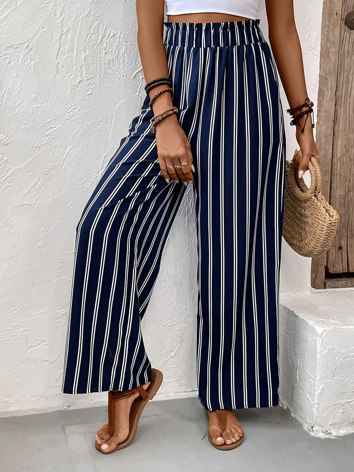Lena™ | Elegante Gestreifte Hose