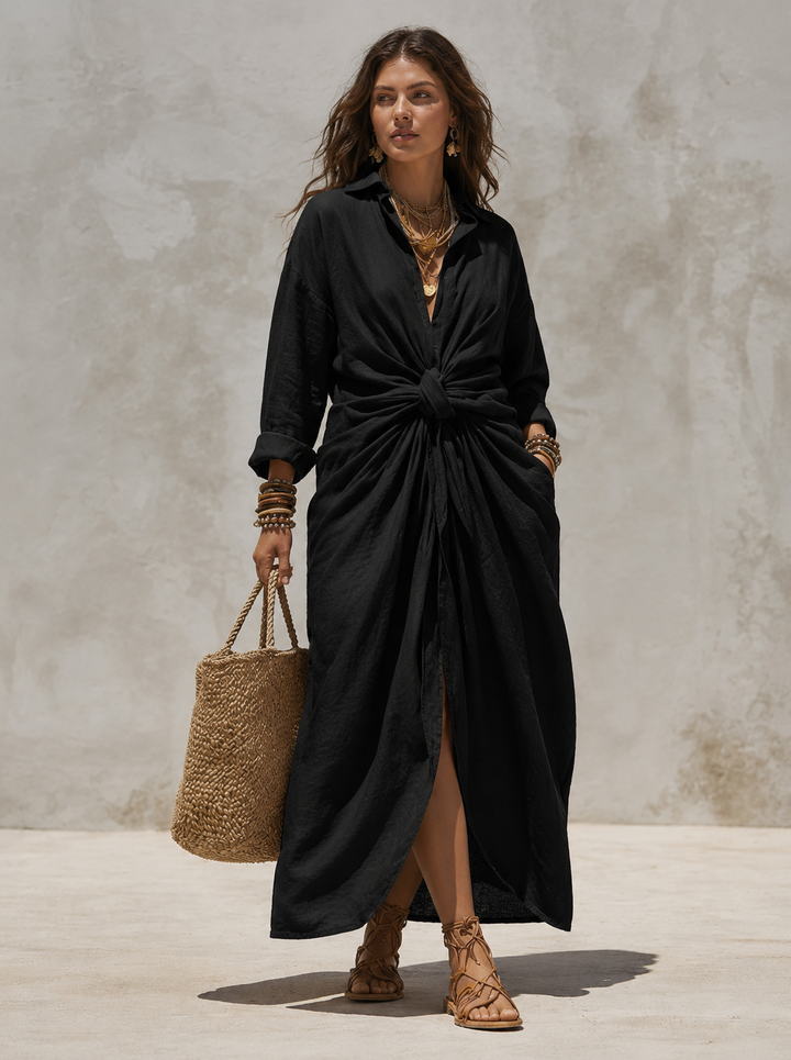 Isabelle™ | Figurformendes Kleid mit Knopf