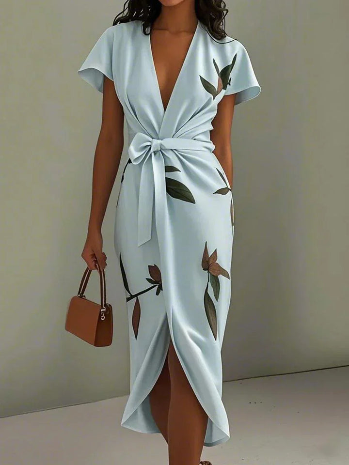 Kyra™ | Stilvolles Blumenmaxikleid