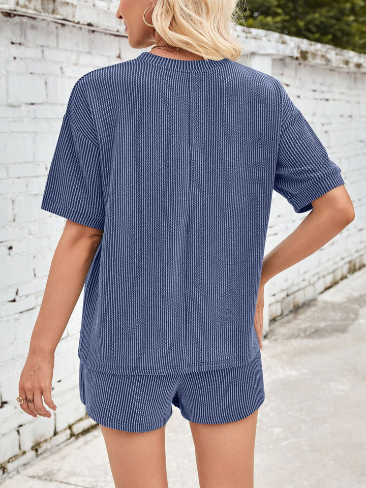 Jinte™ | Komfortables Rippstoff-Loungewear-Set