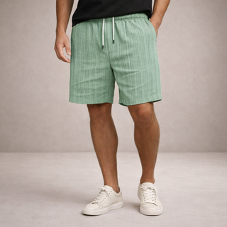 LAURENT MONACO | Herren Leinen-Sommershorts