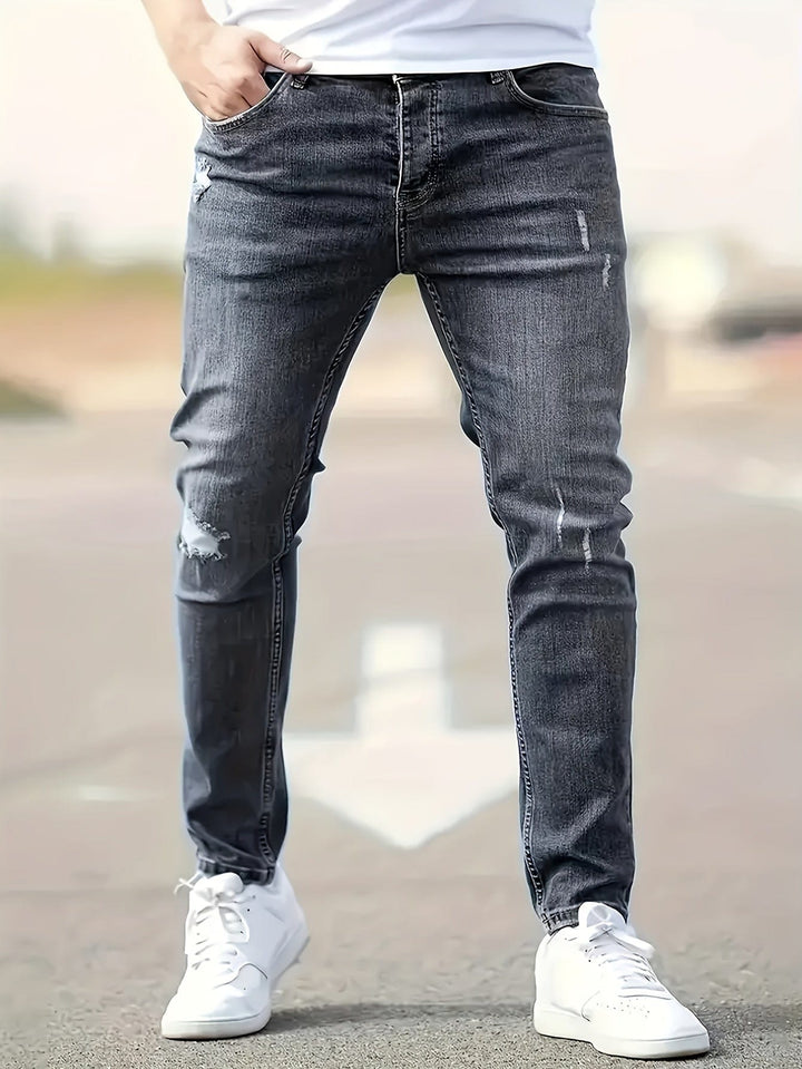 Alex - Modische Slim Fit Jeans mit Destroyed-Effekten