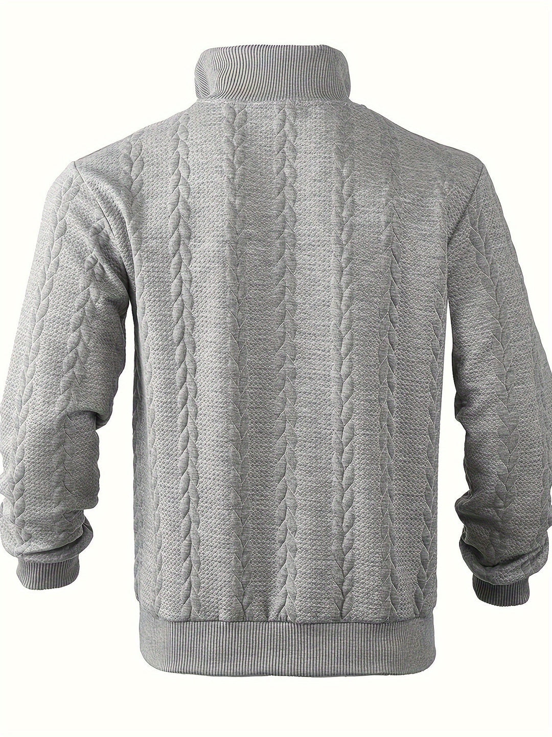 Roman | Stilvoller Vintage-Pullover mit Reißverschluss