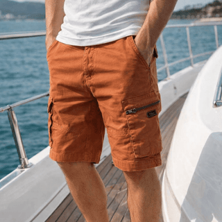 LAURENT MONACO | Herren Cargo-Shorts im Locker-Stil