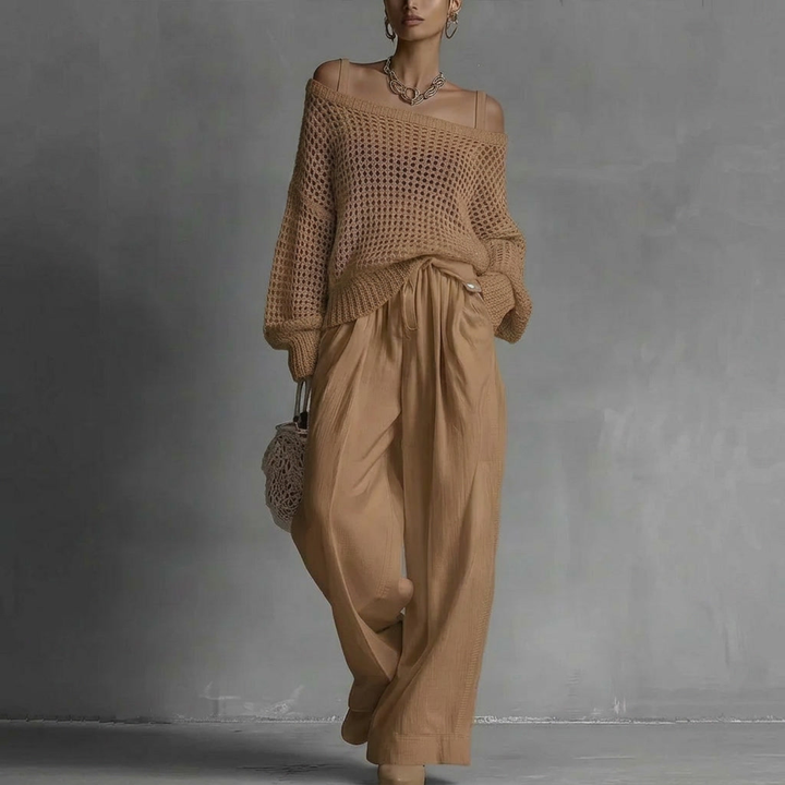Clarisse™ | Off-Shoulder Two-Piece Set