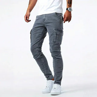 LAURENT MONACO | Herren Cargo-Jeans aus Denim