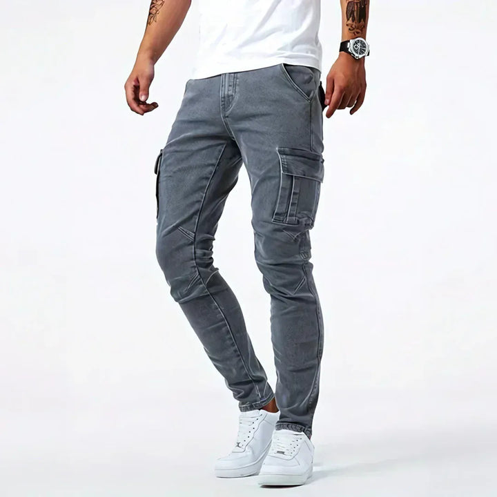 LAURENT MONACO | Herren Cargo-Jeans aus Denim