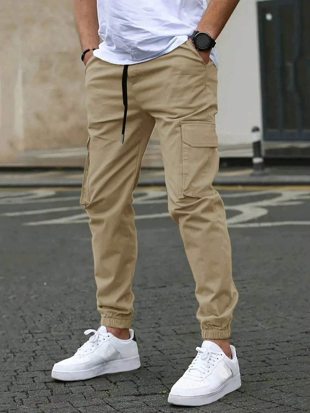 DAVIDE | Herren Cargo-Jogginghose