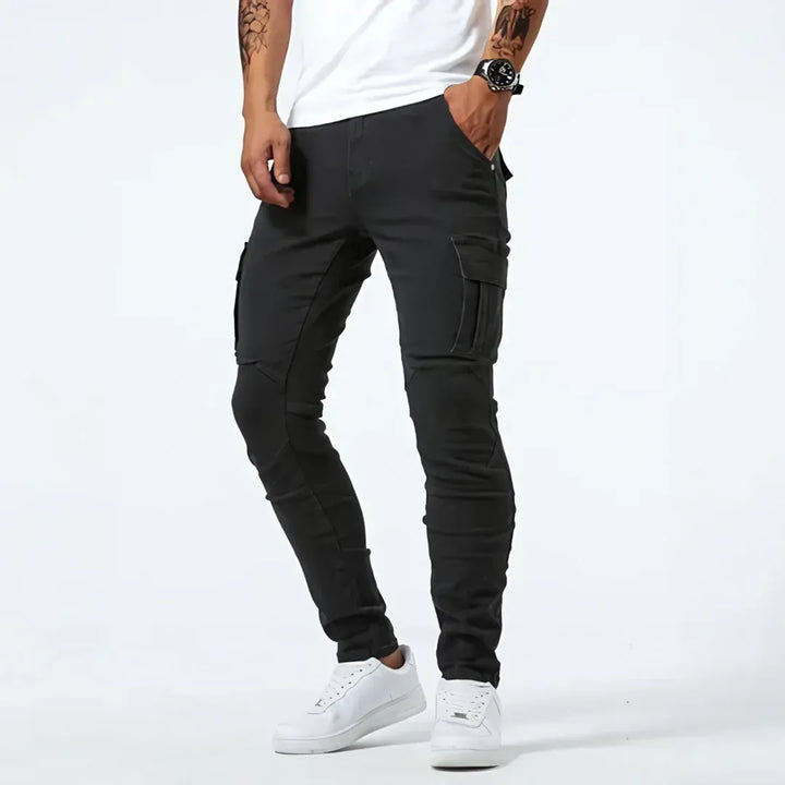 LAURENT MONACO | Herren Cargo-Jeans aus Denim