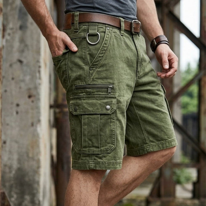 LAURENT MONACO | Herren Kurze Cargo-Jeans