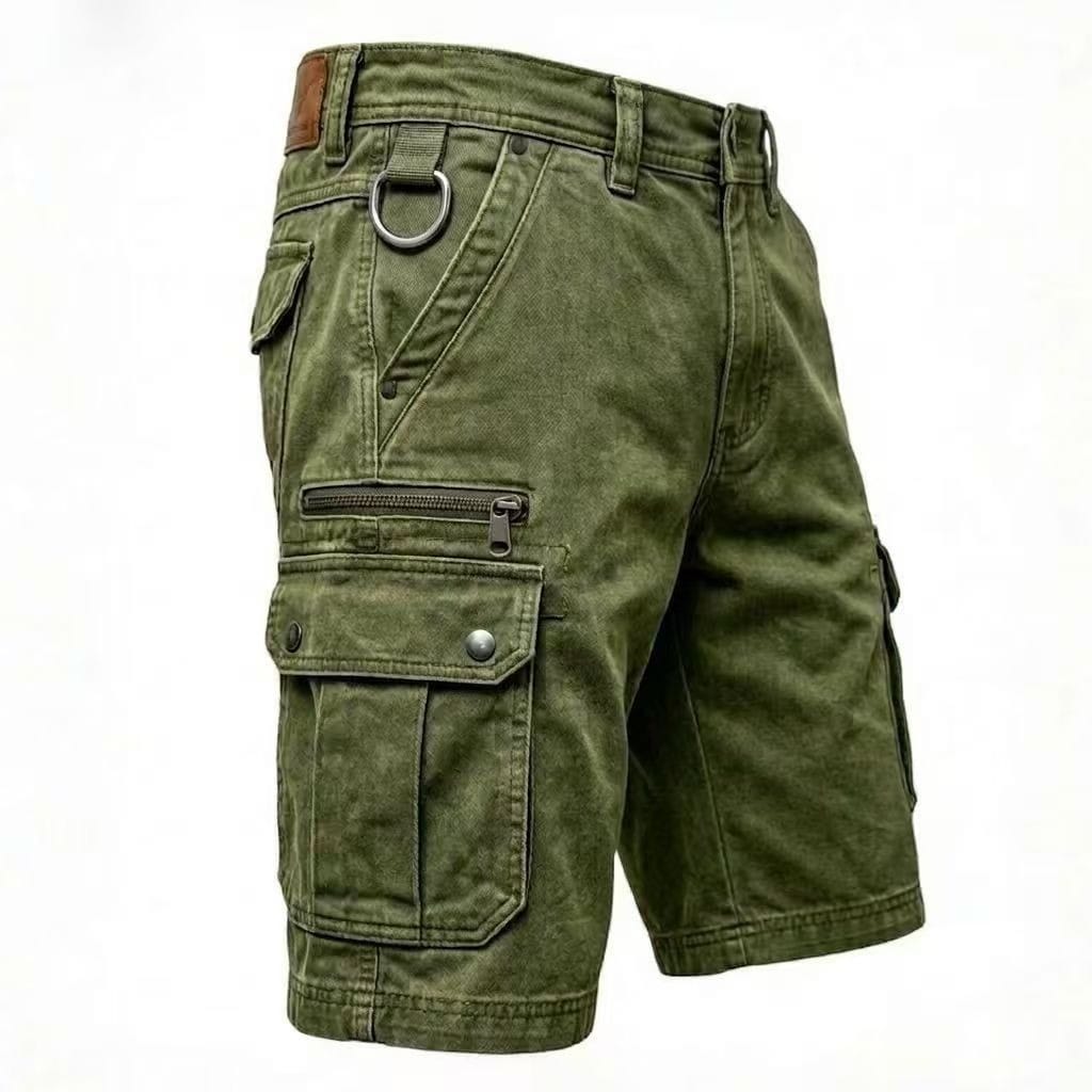 LAURENT MONACO | Herren Kurze Cargo-Jeans