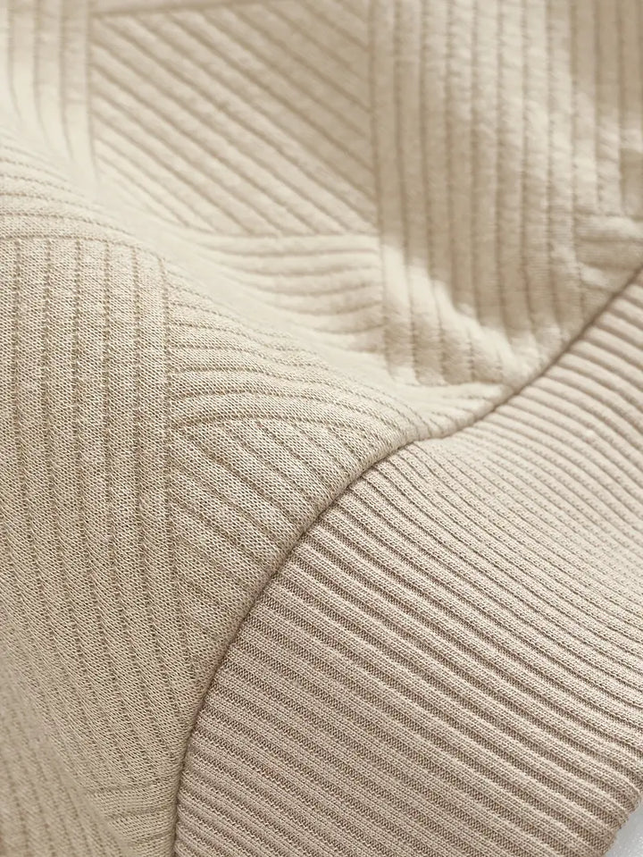 Rafael | Vintage-Zip-Pullover im geometrischen Design