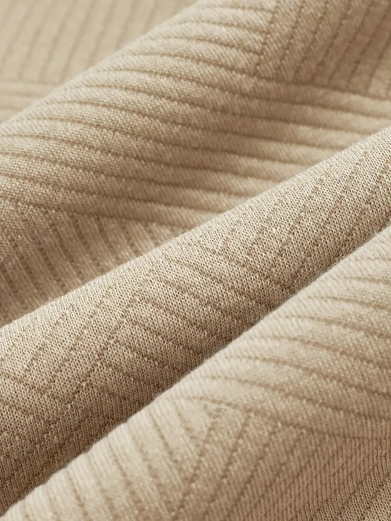 Rafael | Vintage-Zip-Pullover im geometrischen Design