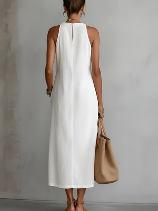 Marit™ | Luftiges, Bauchkaschierendes Besticktes Kleid
