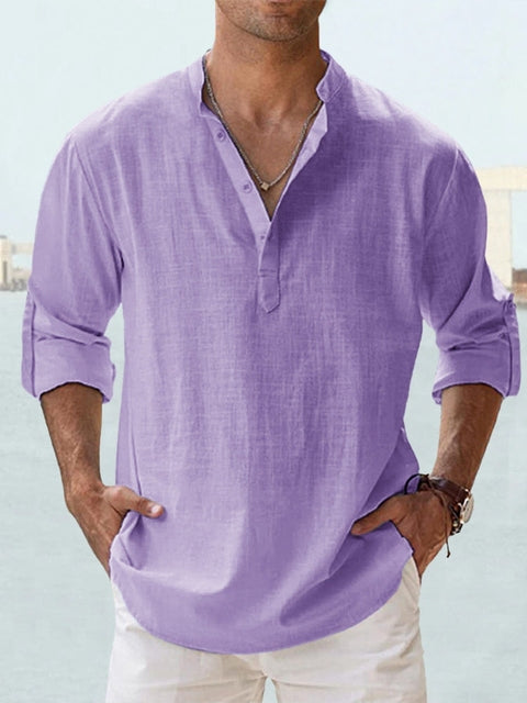 Brandon - Entspanntes Leinenhemd