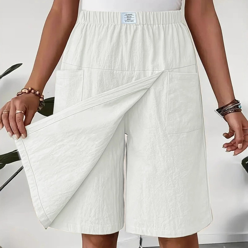 Britt™ | Elastischer Rock mit integrierten Shorts