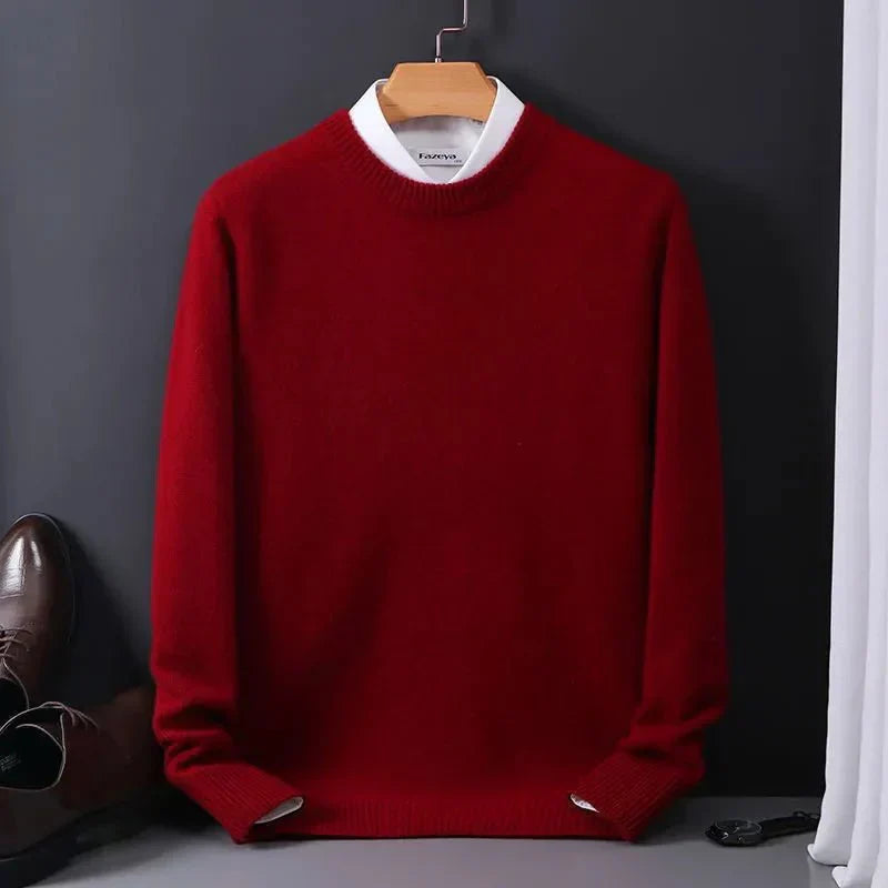 Thomas | Eleganter Pullover mit modernem geometrischen Design