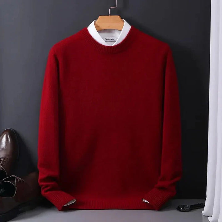 Thomas | Eleganter Pullover mit modernem geometrischen Design