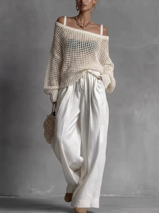 Clarisse™ | Off-Shoulder Two-Piece Set