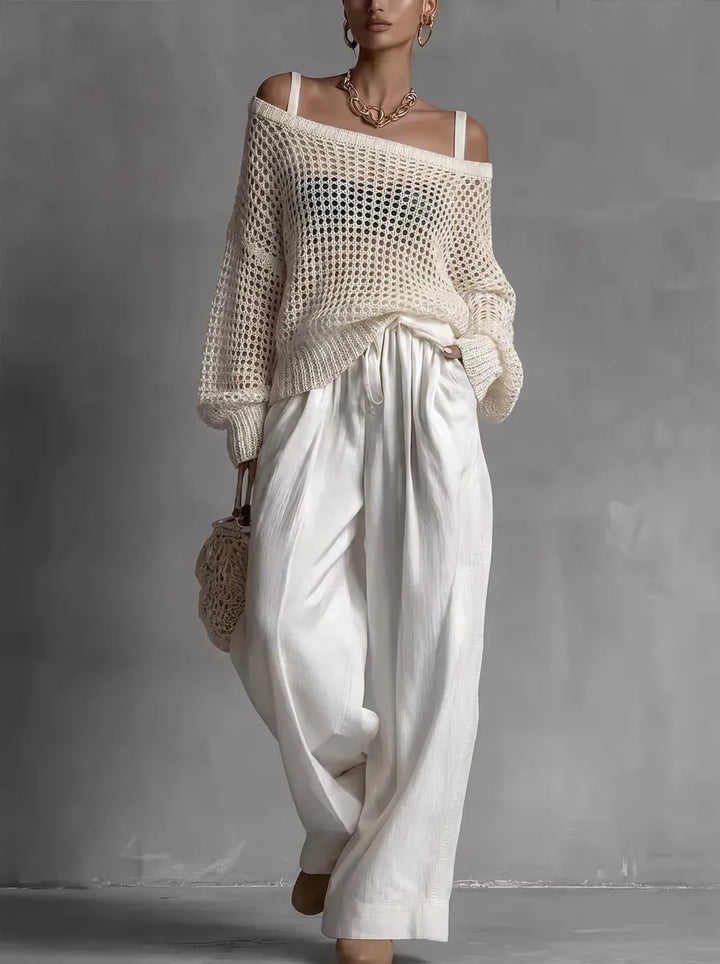 Clarisse™ | Off-Shoulder Two-Piece Set