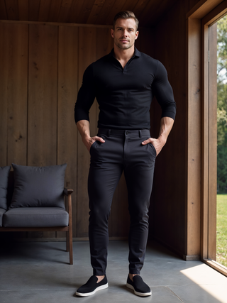 LAURENT MONACO | Herren Stretchhose