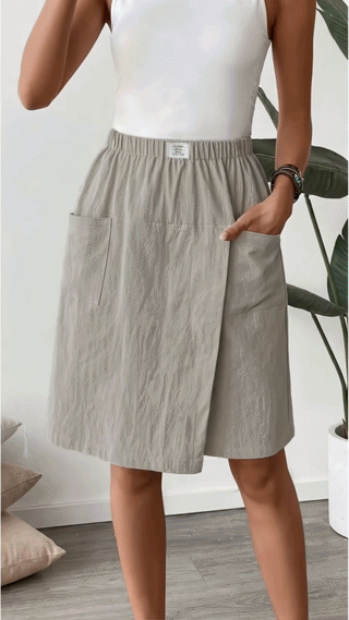Britt™ | Elastischer Rock mit integrierten Shorts